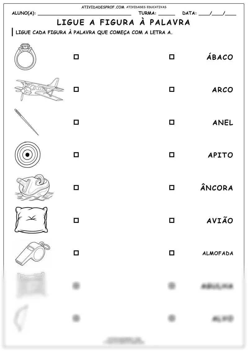 Ligue a figura à palavra