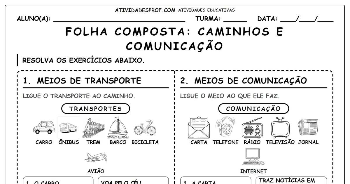 FOLHA COMPOSTA: CAMINHOS E COMUNICAÇÃO