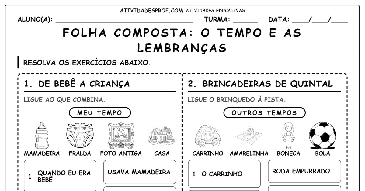 FOLHA COMPOSTA: O TEMPO E AS LEMBRANÇAS
