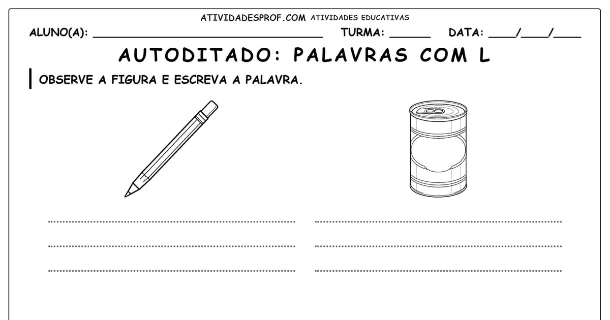Autoditado: Palavras com L