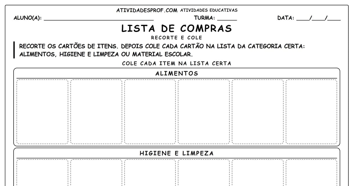Lista de compras
