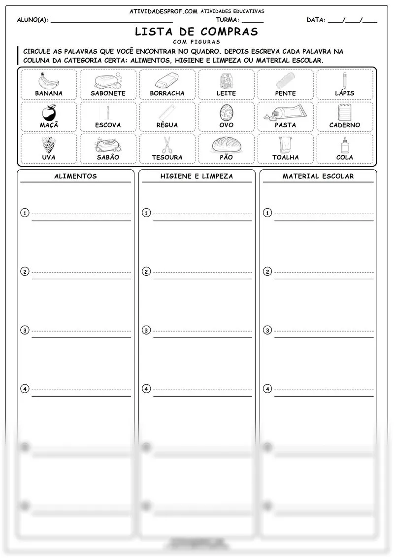Lista de compras