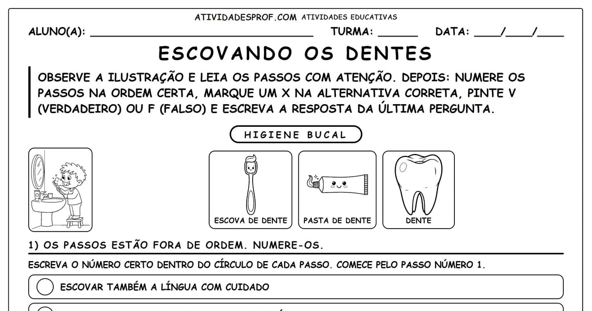 Escovando os Dentes