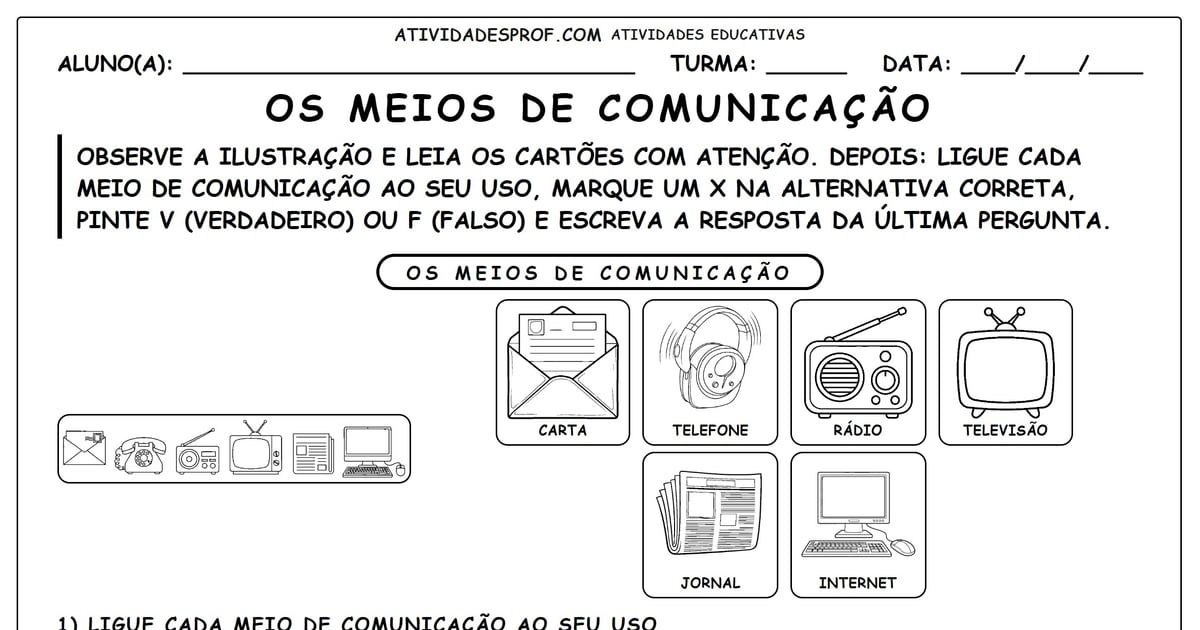 Os Meios de Comunicação