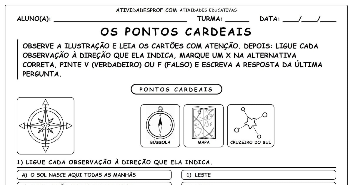 Os Pontos Cardeais