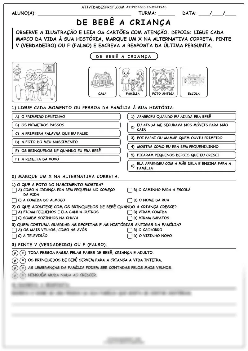 De Bebê a Criança