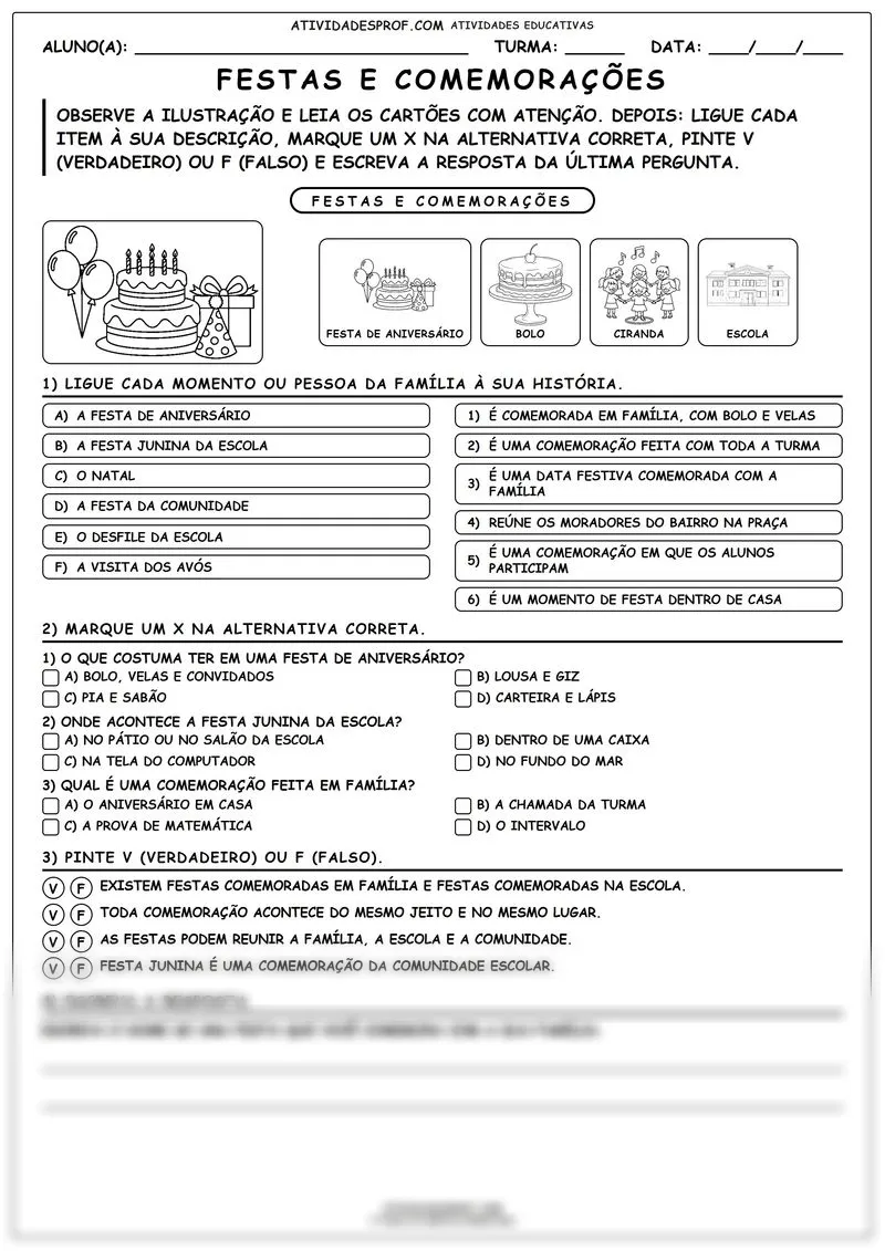 Festas e Comemorações