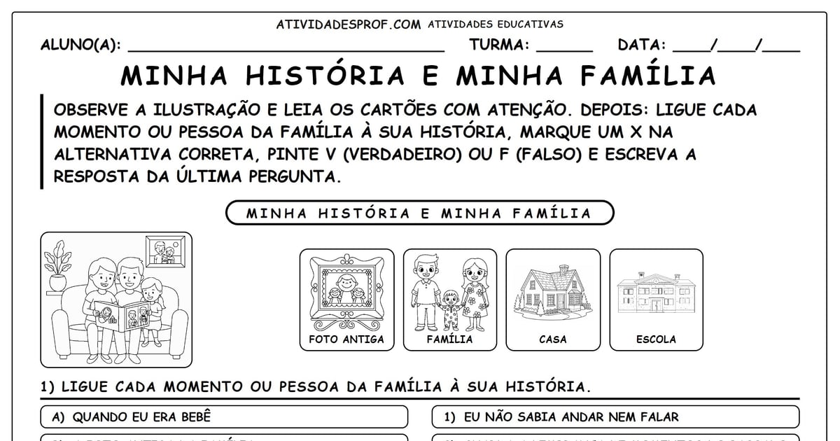 Minha História e Minha Família