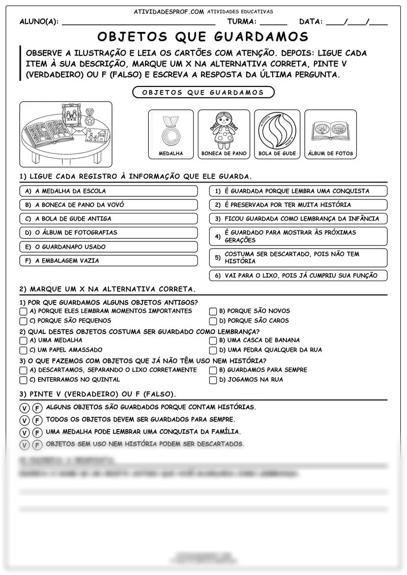 Objetos que Guardamos
