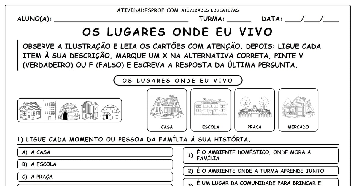 Os Lugares Onde Eu Vivo