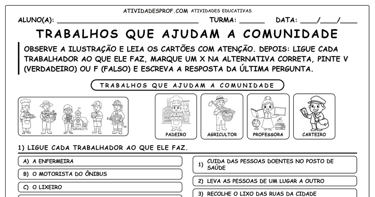 Trabalhos que Ajudam a Comunidade