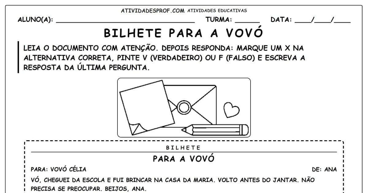 Bilhete para a Vovó