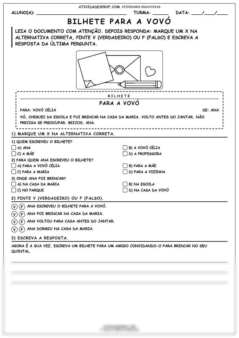 Bilhete para a Vovó