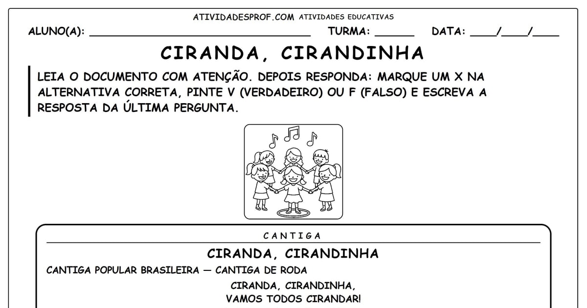 Ciranda, Cirandinha