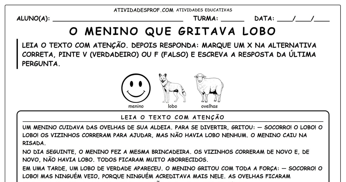 O Menino que Gritava Lobo