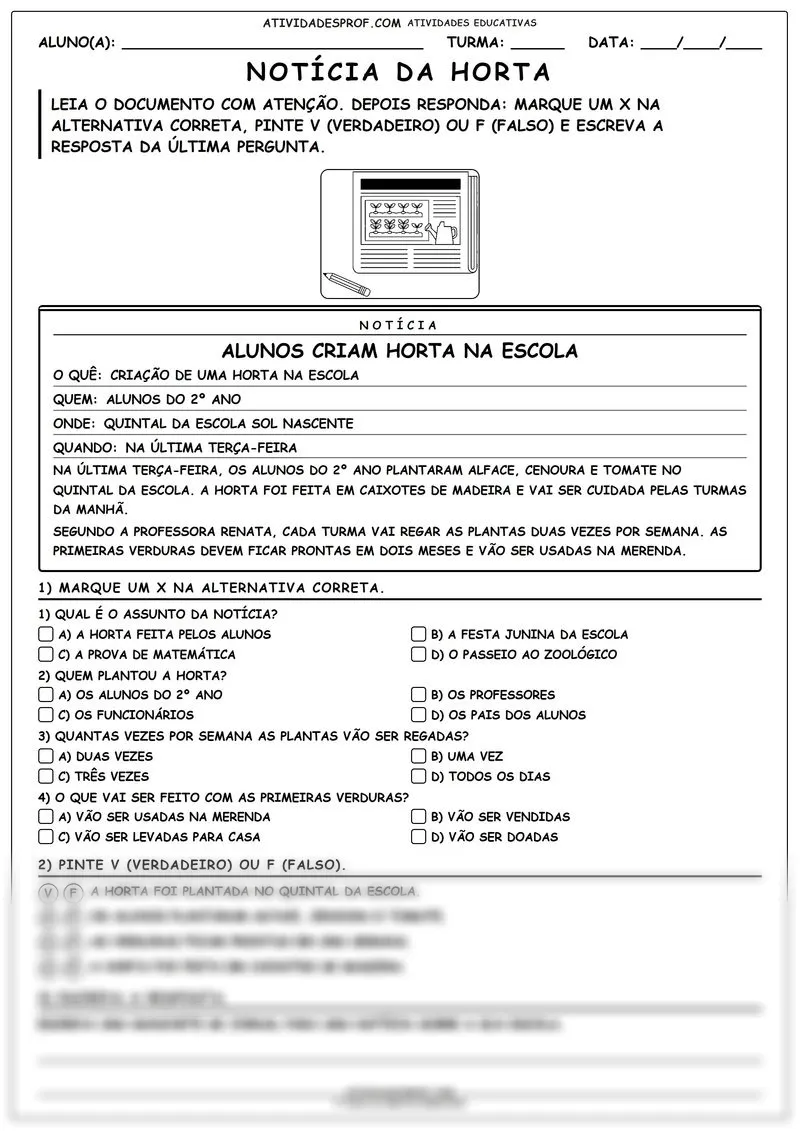 Notícia da Horta