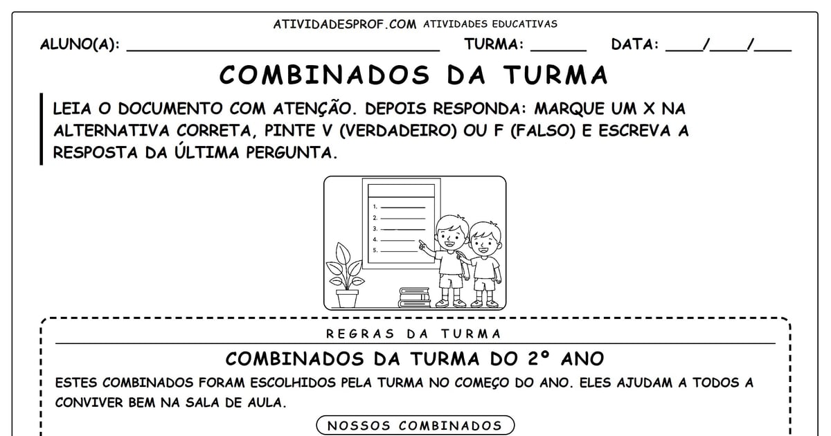 Combinados da Turma
