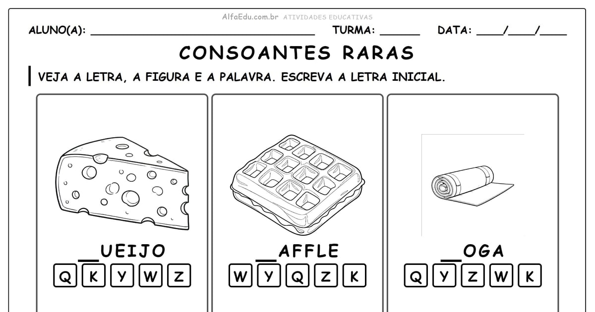 Consoantes raras