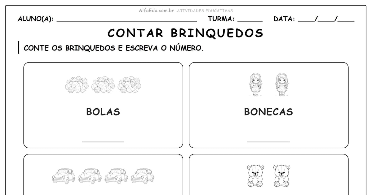 Contar brinquedos