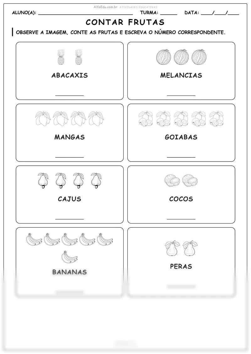 Contar frutas