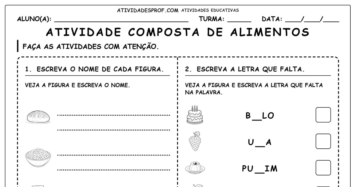 Atividade composta de alimentos