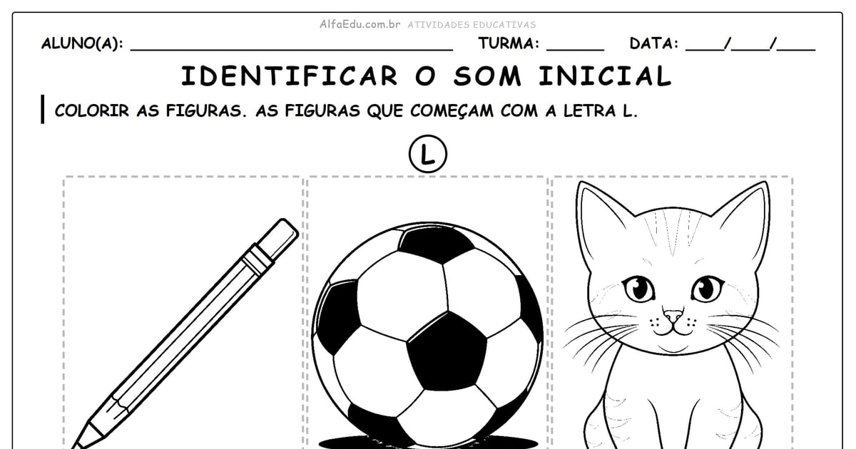 Identificar o som inicial