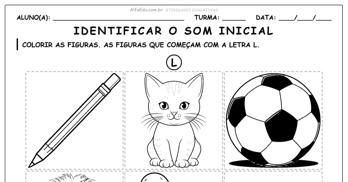 Identificar o som inicial