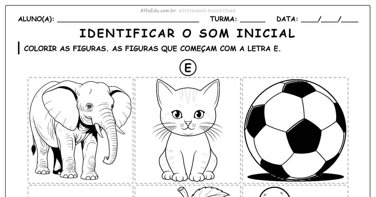 Identificar o som inicial