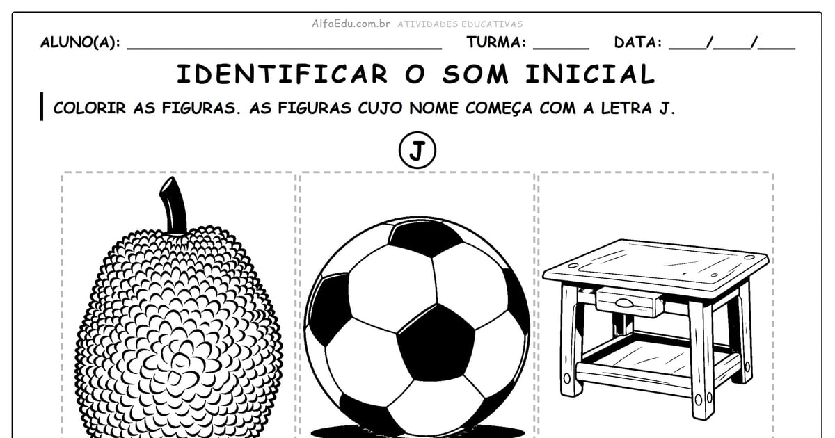 Identificar o som inicial