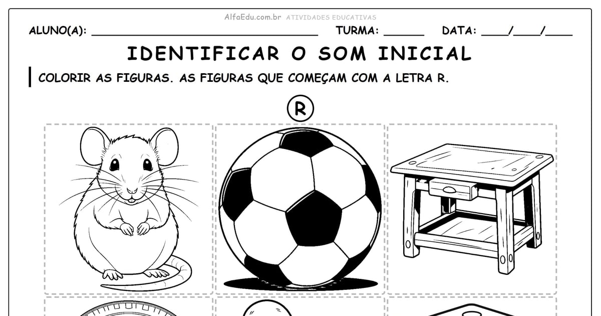 Identificar o som inicial