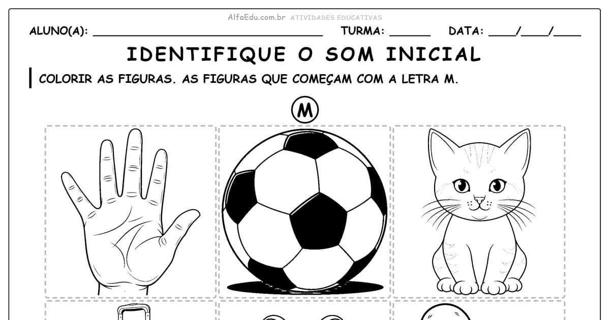 Identifique o som inicial