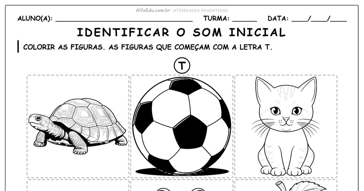 Identificar o som inicial