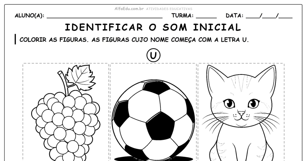 Identificar o som inicial