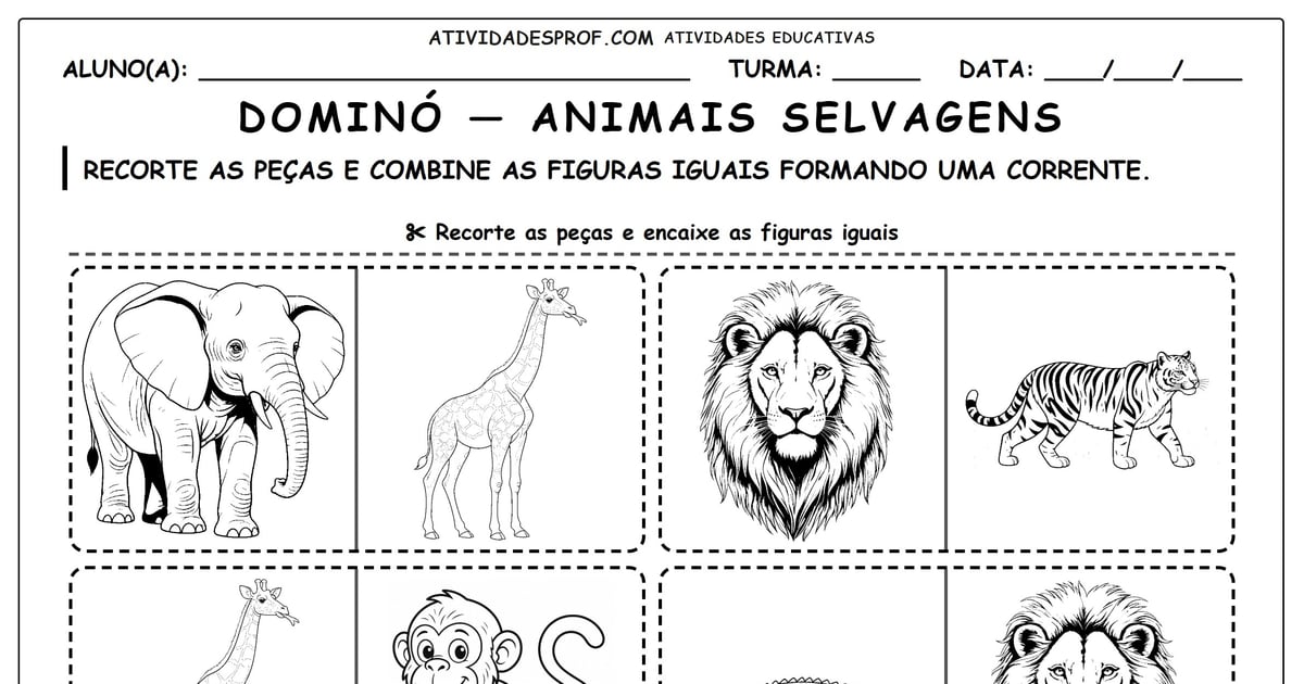 Dominó — animais selvagens