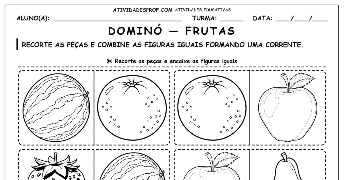 Dominó — frutas