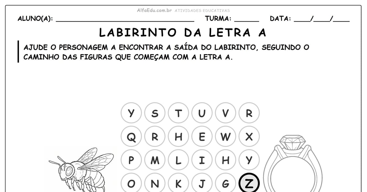 Labirinto da letra a