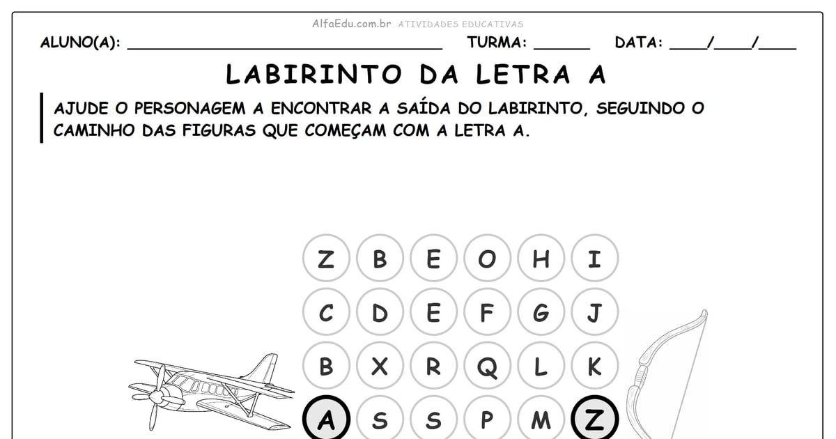 Labirinto da letra a