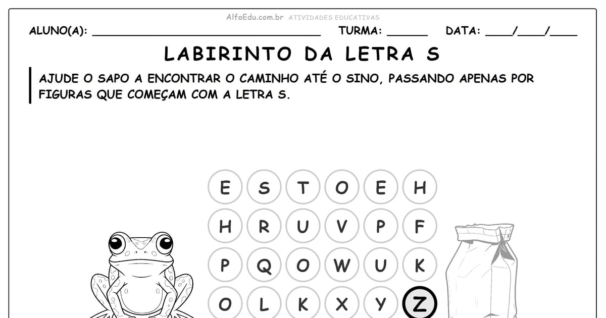 Labirinto da letra S