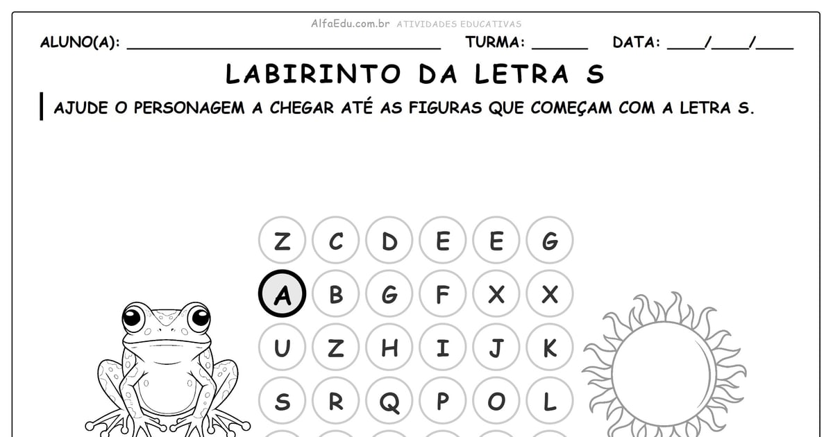 Labirinto da letra S