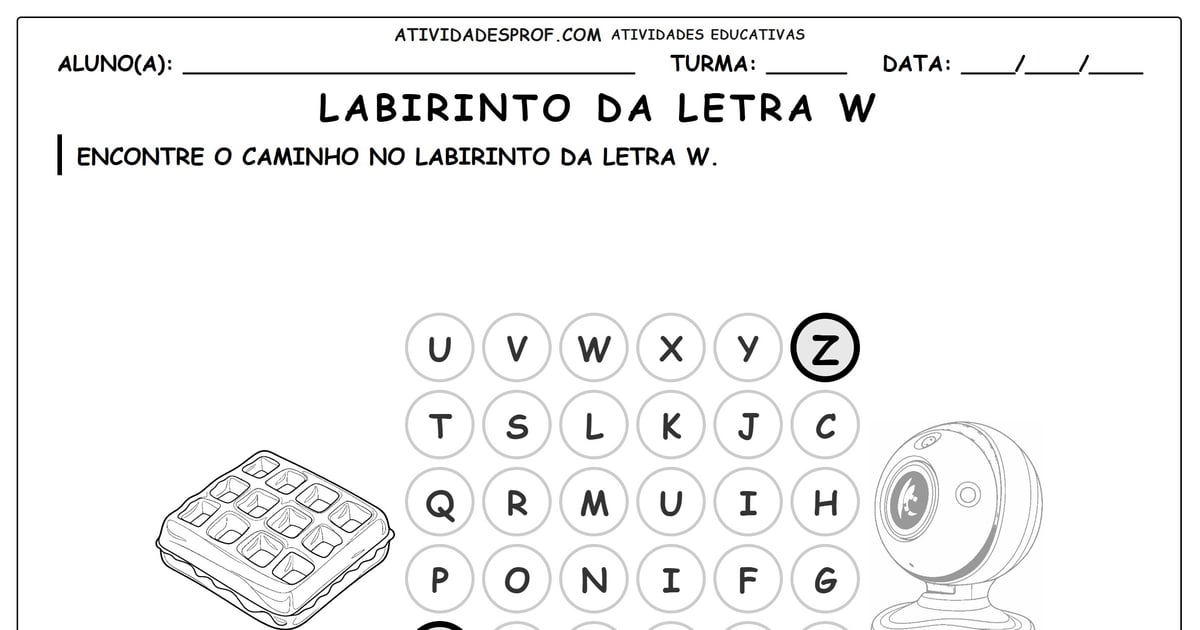Labirinto da letra W
