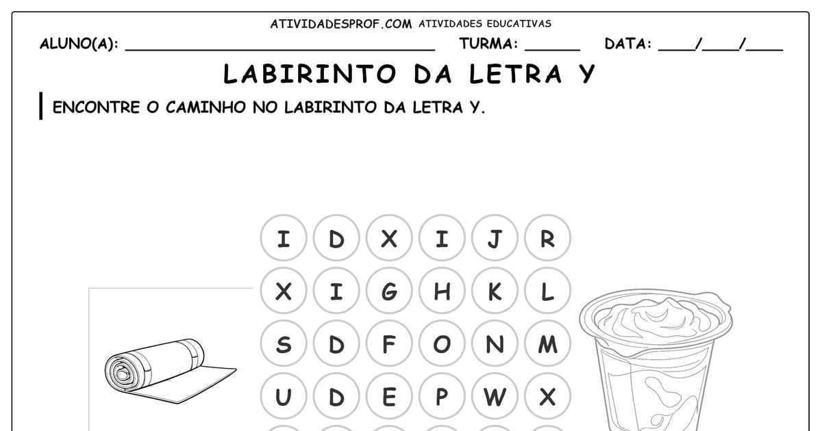 Labirinto da letra Y