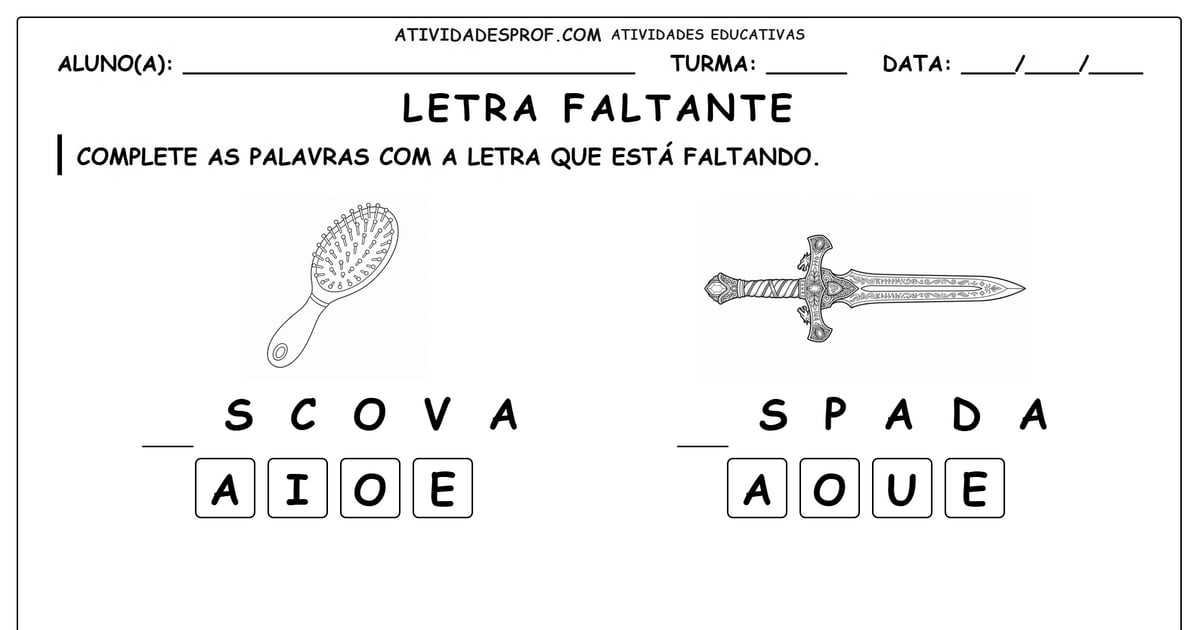 Letra faltante