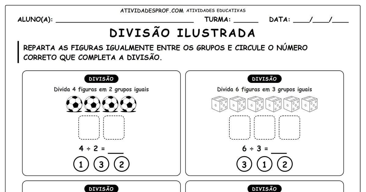 Divisão ilustrada