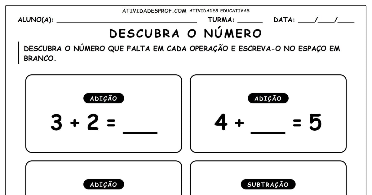 Descubra o número
