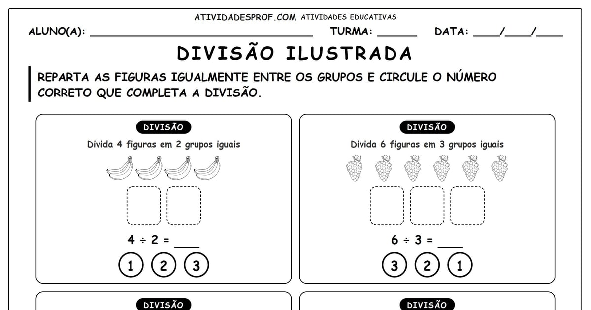 Divisão ilustrada