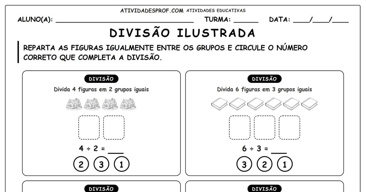 Divisão ilustrada