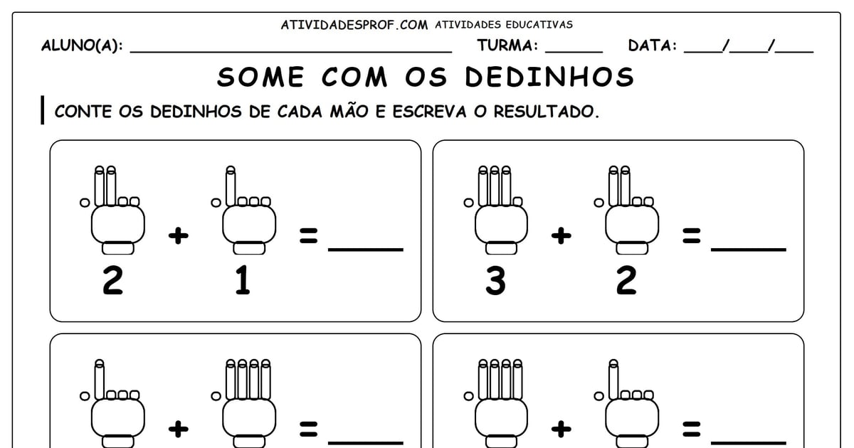 Some com os dedinhos