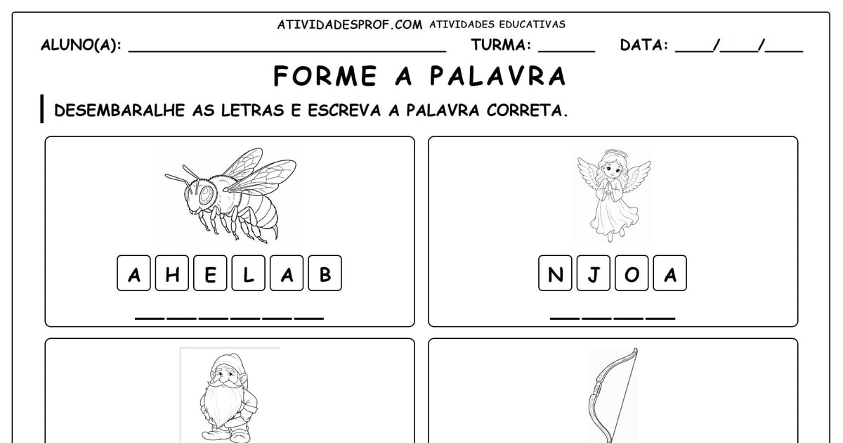 Forme a palavra