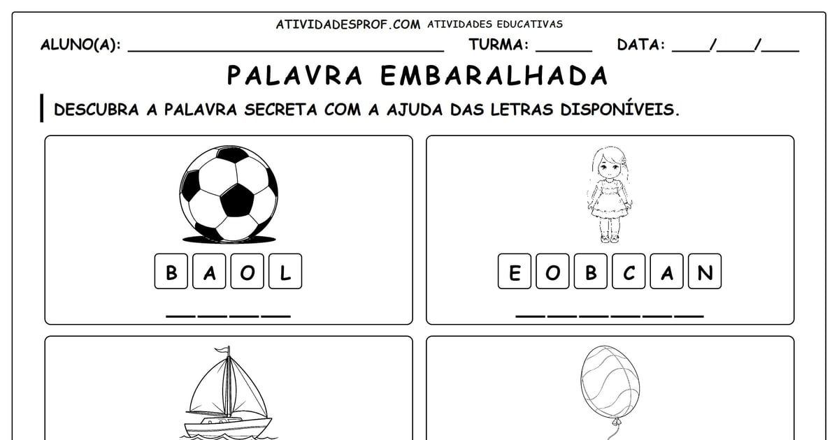 Palavra embaralhada