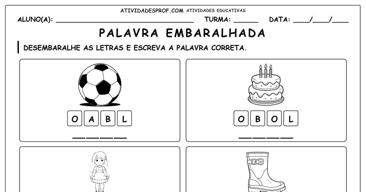 Palavra embaralhada
